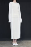SWAYING/KNIT seamless long cardigan SW24SS1T85 off-white PS78